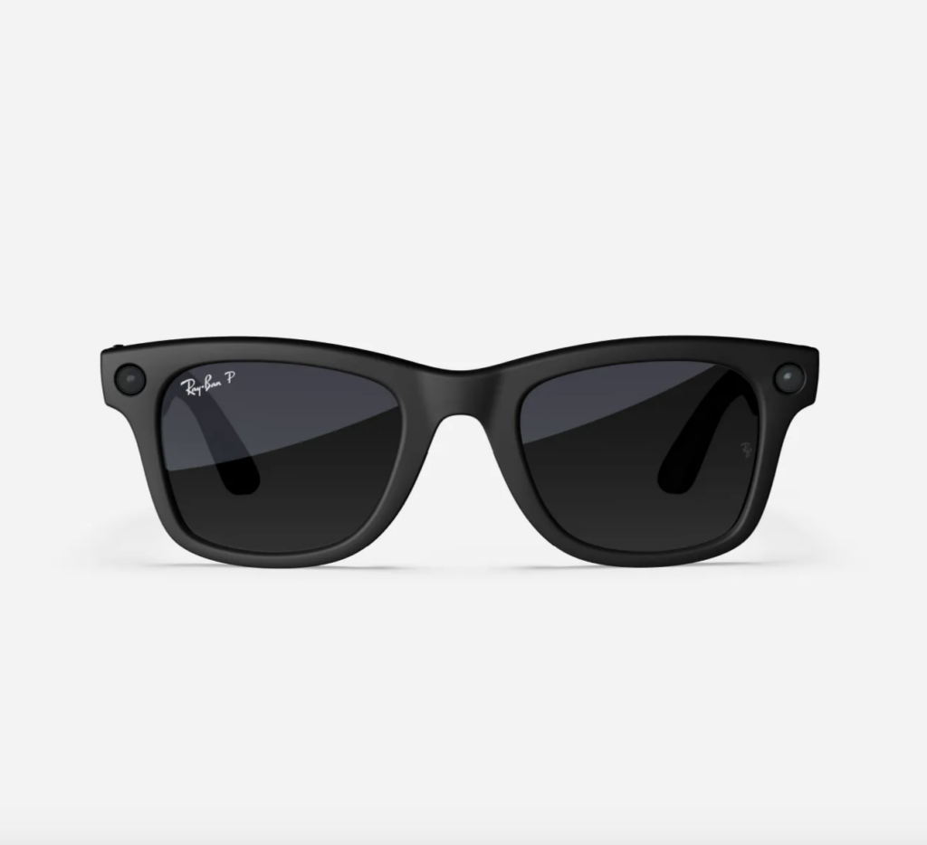 Ray Ban Meta Wayfarer-Mate Negro